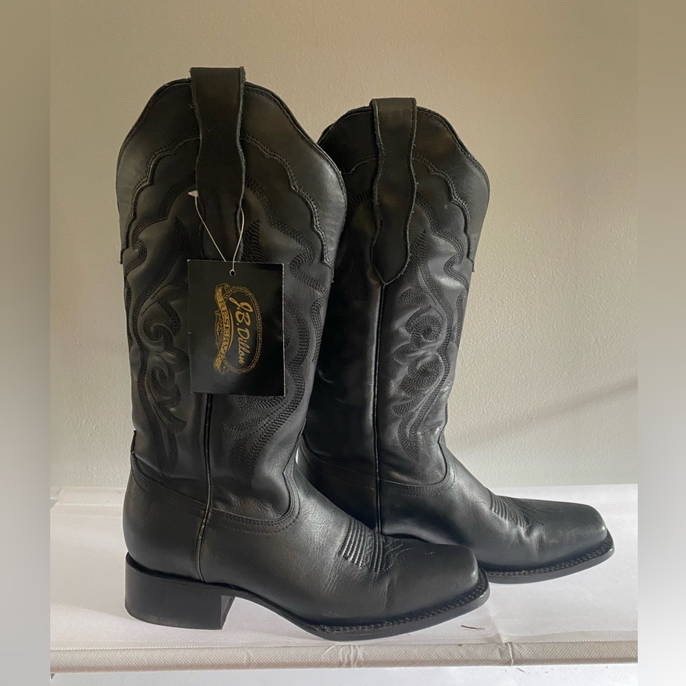 Women’s JB Dillon Reserve black cowboy boots